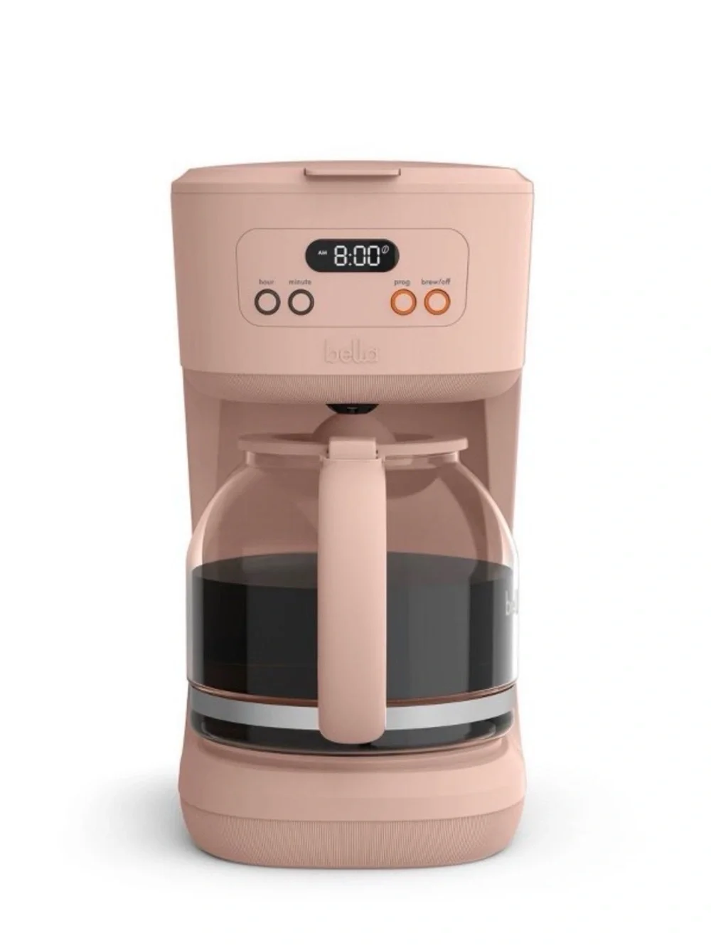 Bella 12-Cup Programmable Coffee Maker - Pink